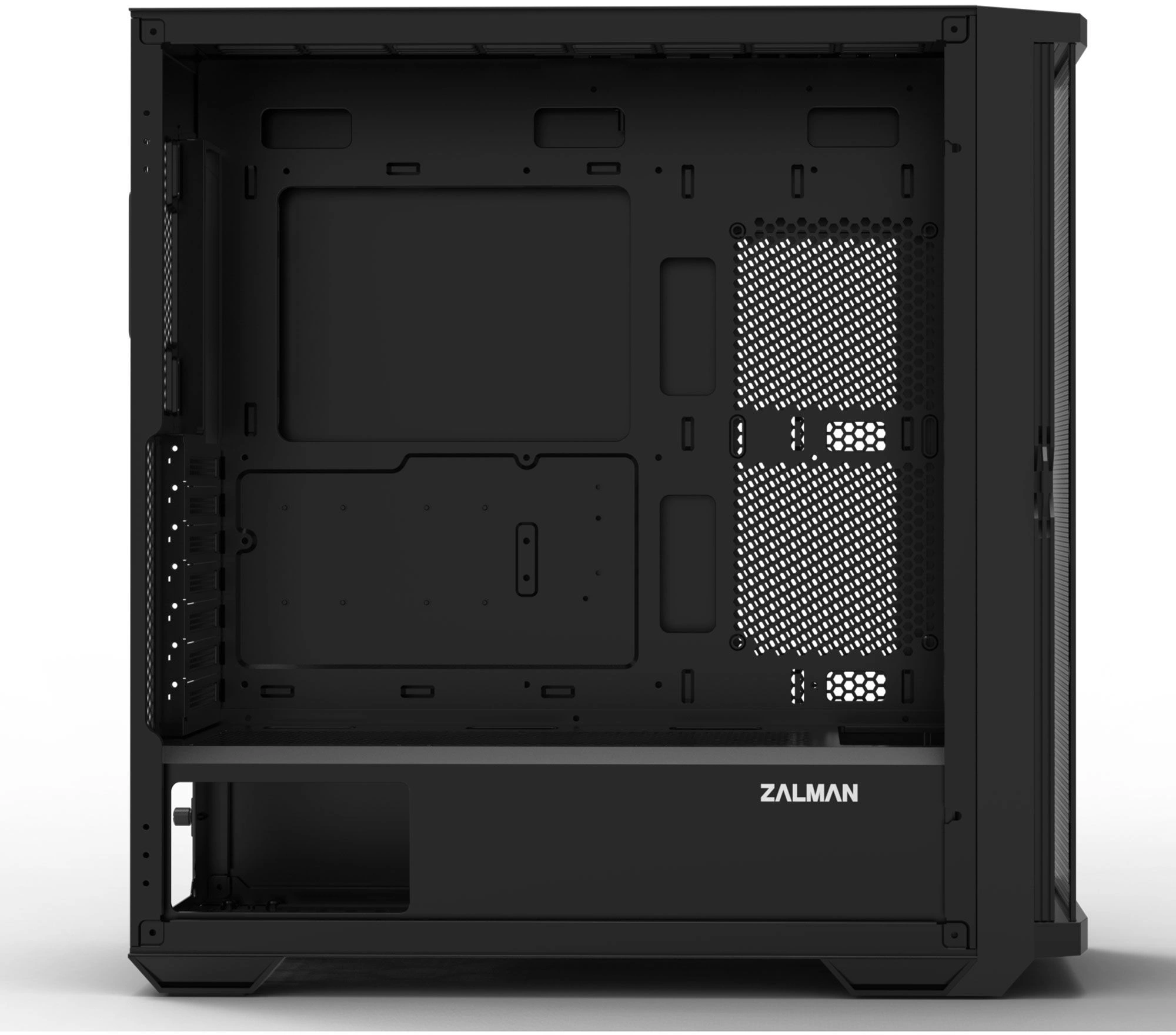 Корпус Zalman Z10 черный без БП ATX 10x120mm 2x140mm 2xUSB3.0 audio bott PSU