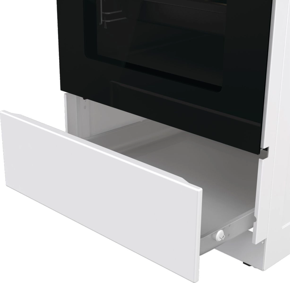 Плита Электрическая Gorenje GEC5C61WG белый стеклокерамика (без крышки)