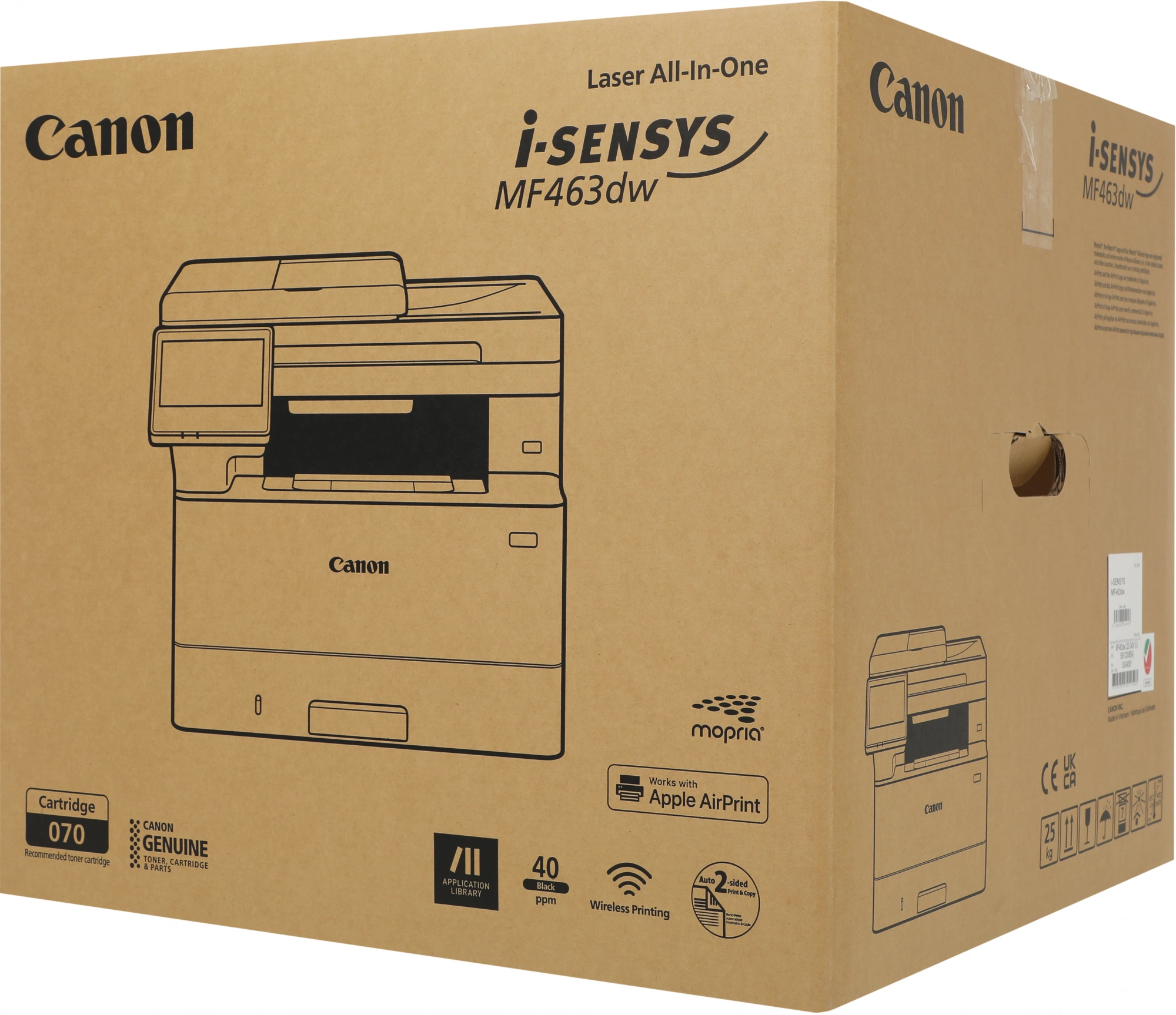 МФУ лазерный Canon i-Sensys MF463DW (5951C008) A4 Duplex WiFi белый
