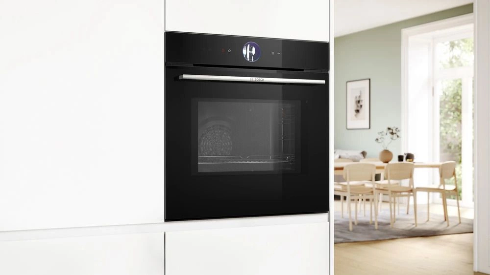 Духовой шкаф Электрический Bosch Serie 8 HMG776NB1 черный