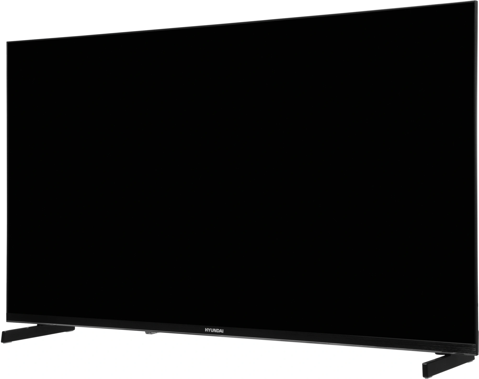 Телевизор LED Hyundai 40" H-LED40BS5011 Google TV Frameless Metal черный FULL HD 60Hz DVB-T DVB-T2 DVB-C DVB-S DVB-S2 USB WiFi Smart TV
