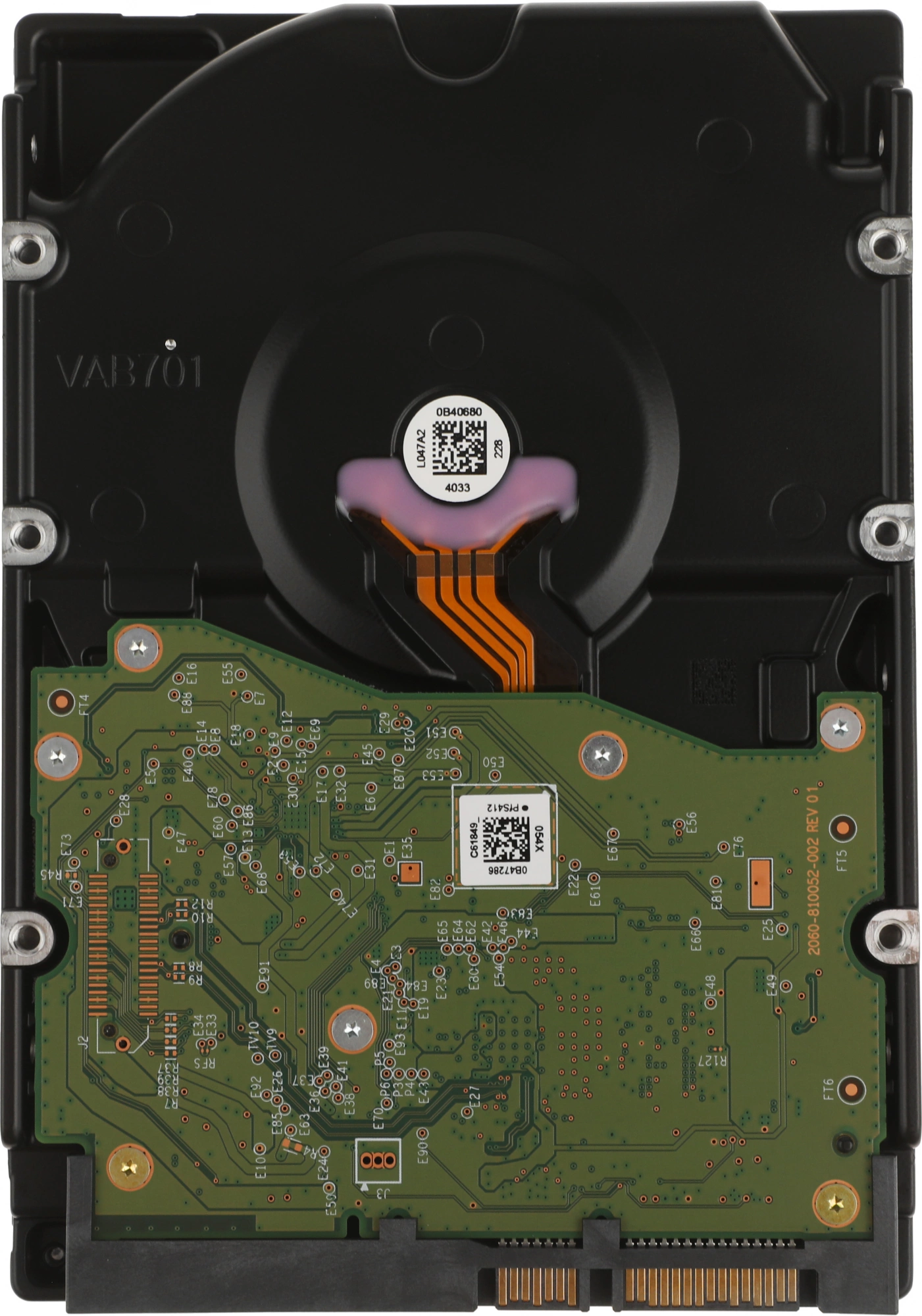 Жесткий диск WD SATA-III 8TB WD85PURZ Surveillance Purple (5640rpm) 256Mb 3.5"