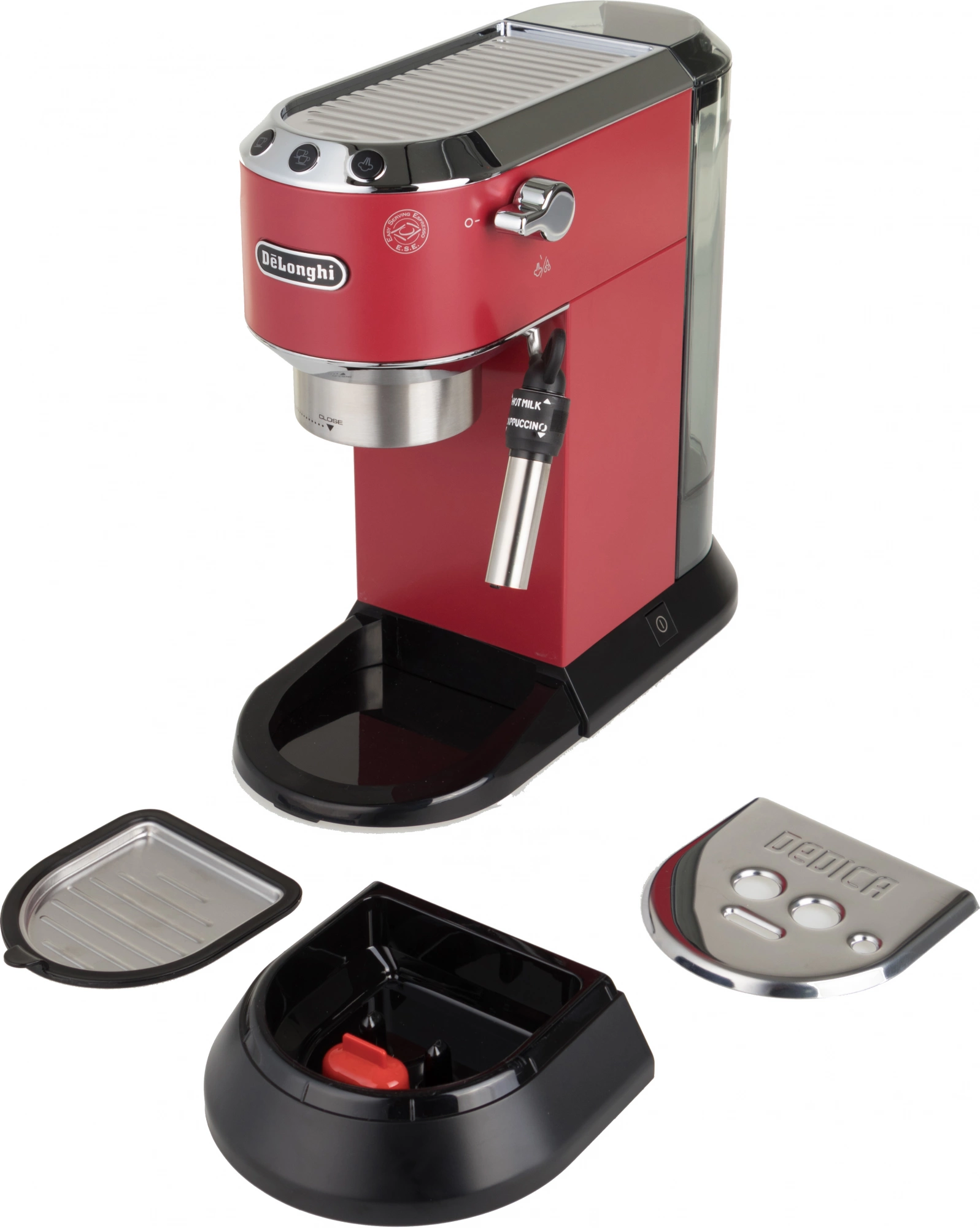 Кофеварка рожковая Delonghi EC685.R 1350Вт красный