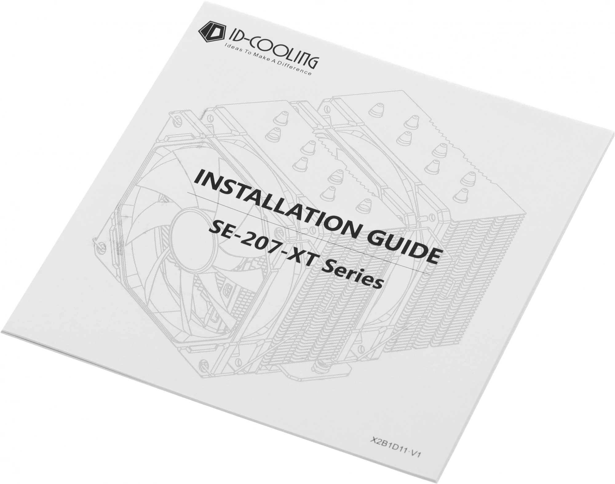 Устройство охлаждения(кулер) ID-Cooling SE-207-XT Slim Soc-AM5/AM4/1200/1700/1851 черный 4-pin 15-35dB Al+Cu 220W 760gr Ret