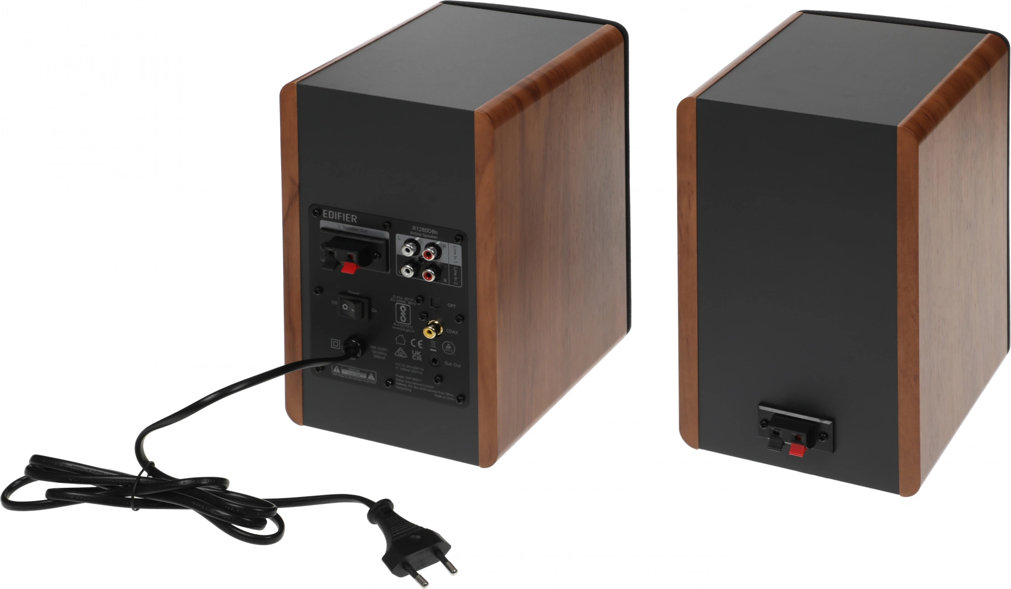 Колонки Edifier R1280DBs 2.0 коричневый 42Вт BT