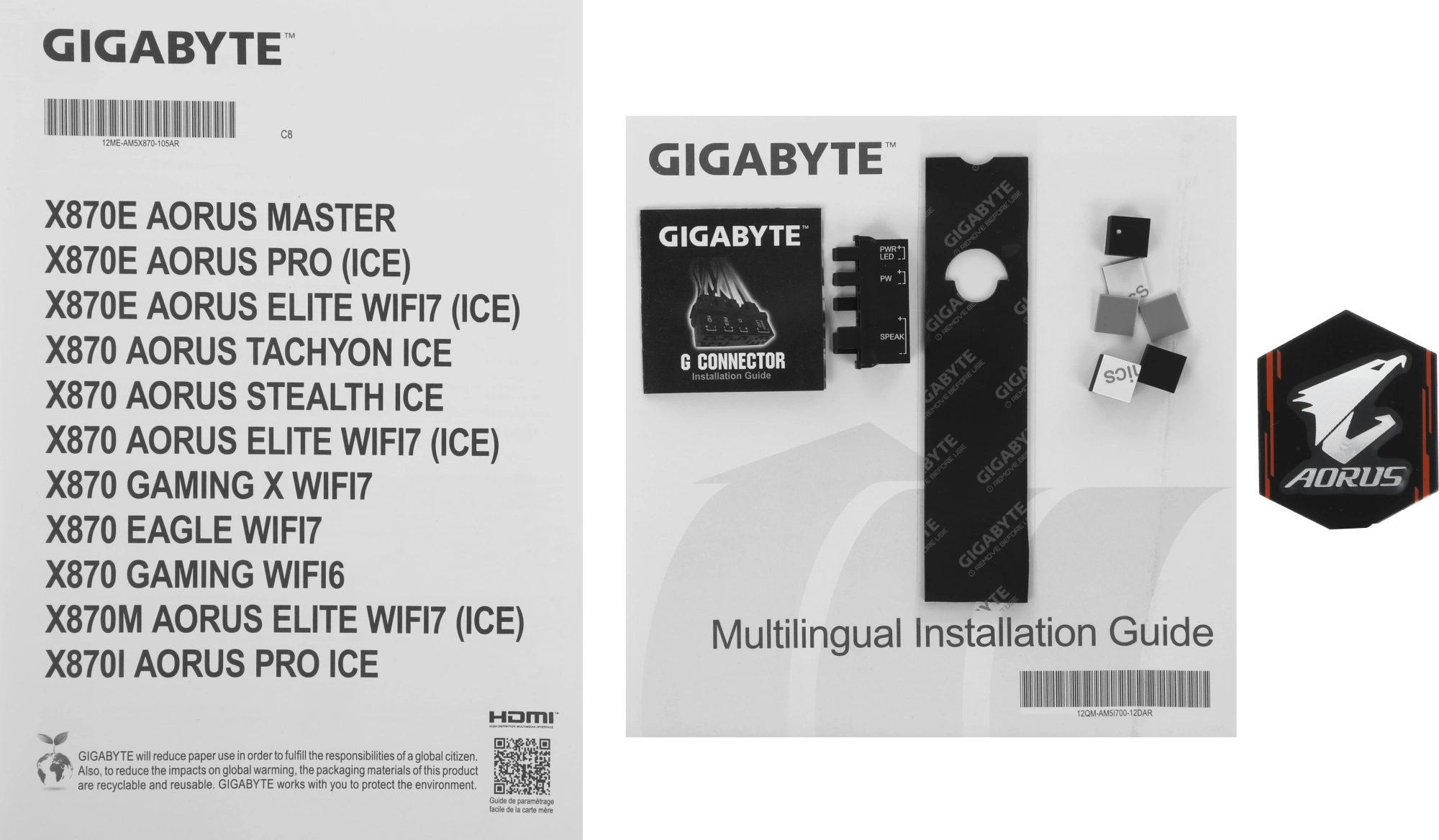 Материнская плата Gigabyte X870E AORUS ELITE WIFI7 Socket AM5 AMD X870E 4xDDR5 ATX AC`97 8ch(7.1) 2.5Gg RAID+HDMI