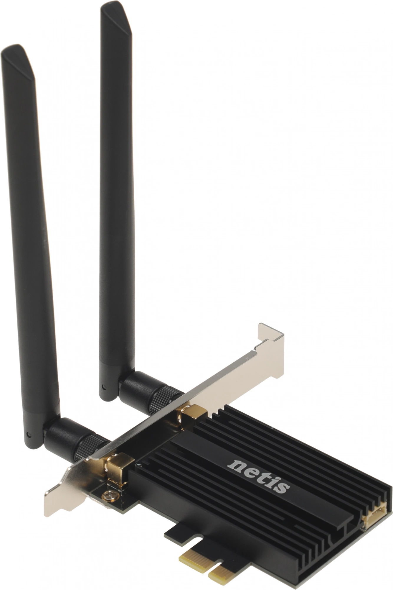 Сетевой адаптер Wi-Fi + Bluetooth Netis F1 AX3000 PCI Express (ант.внеш.съем) 2ант.