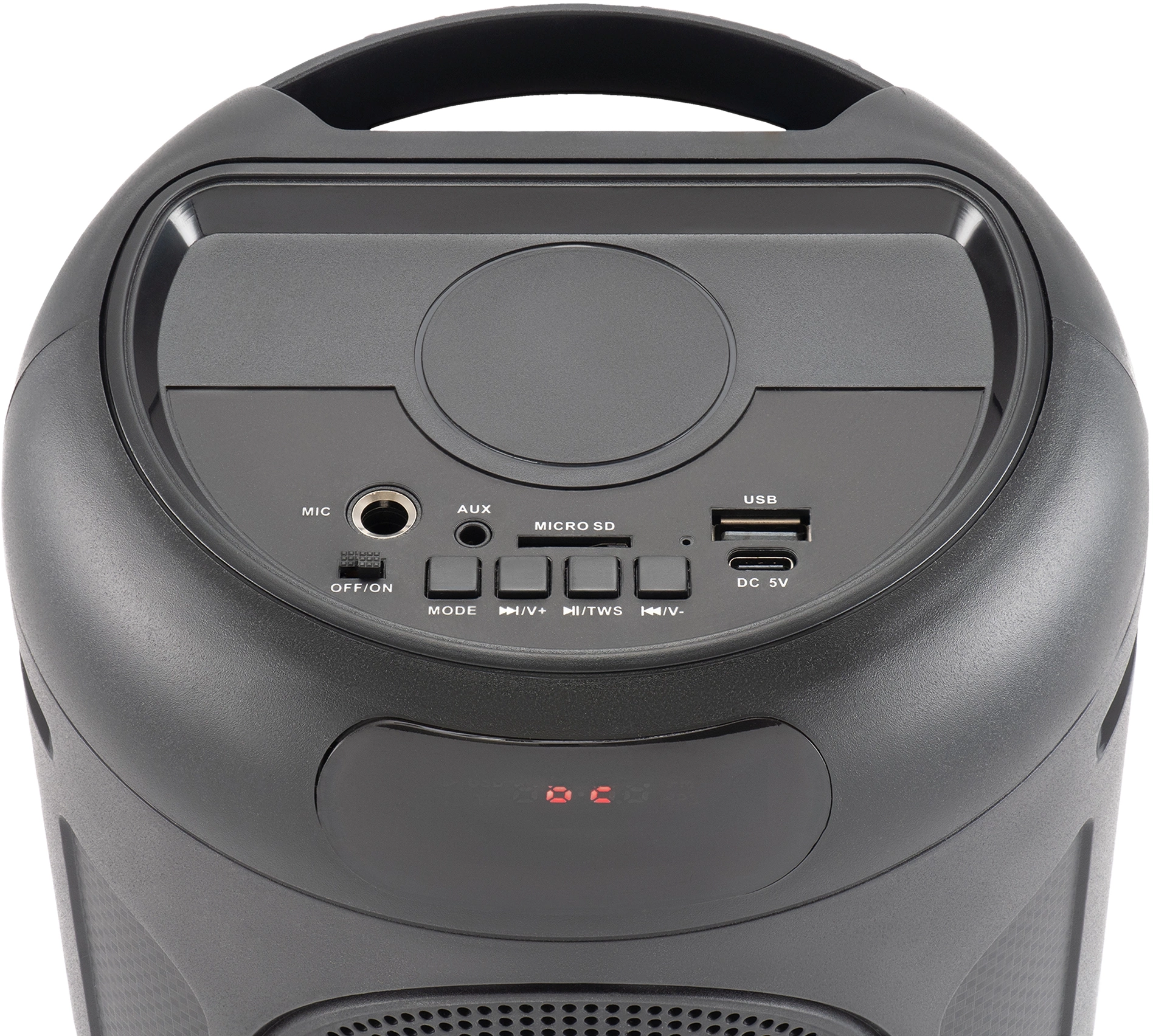 Минисистема Digma D-MC1721 черный 10Вт FM USB BT micro SD