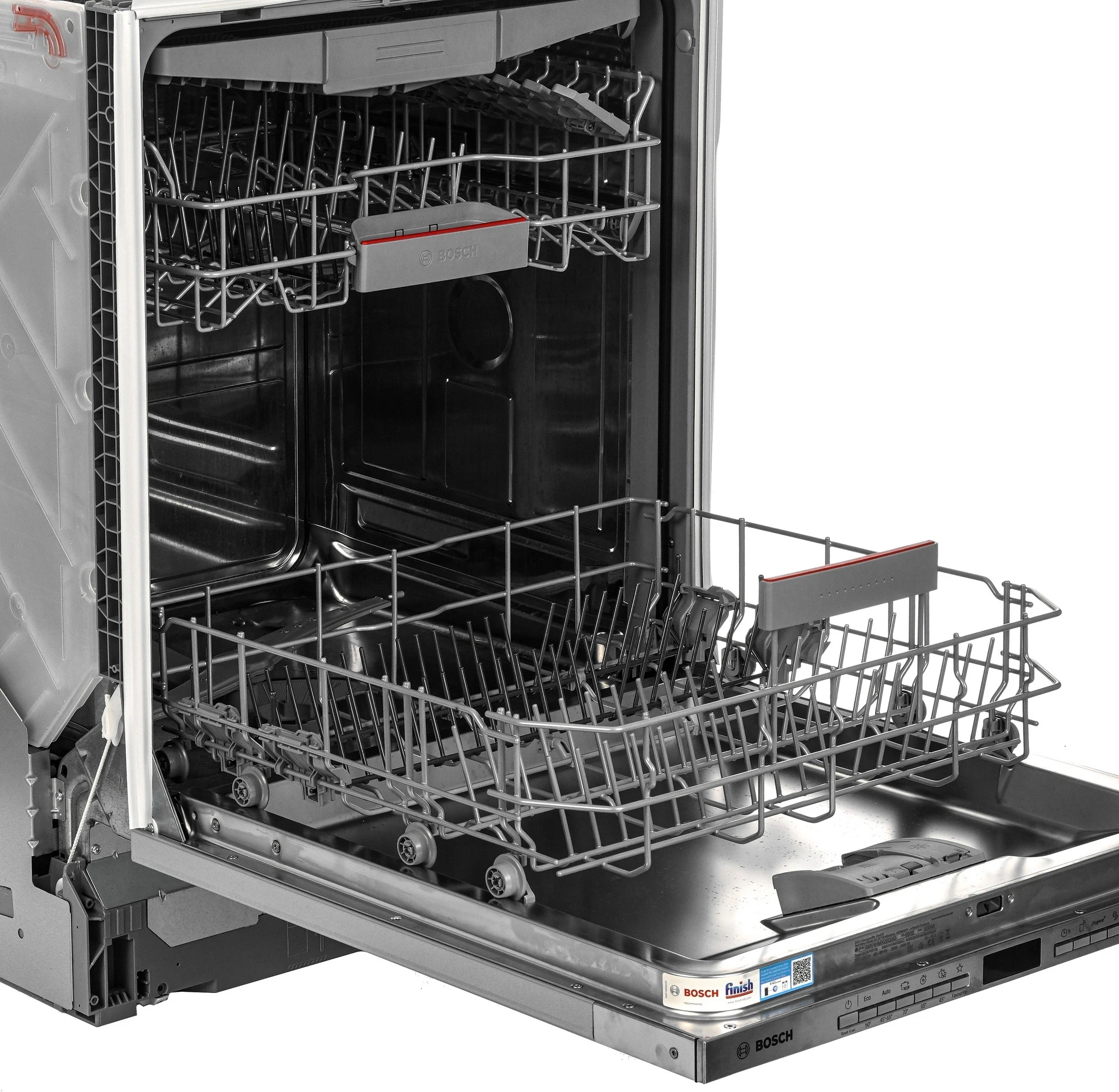 Посудомоечная машина встраив. Bosch SMV4HMX25Q полноразмерная серебристый инвертор