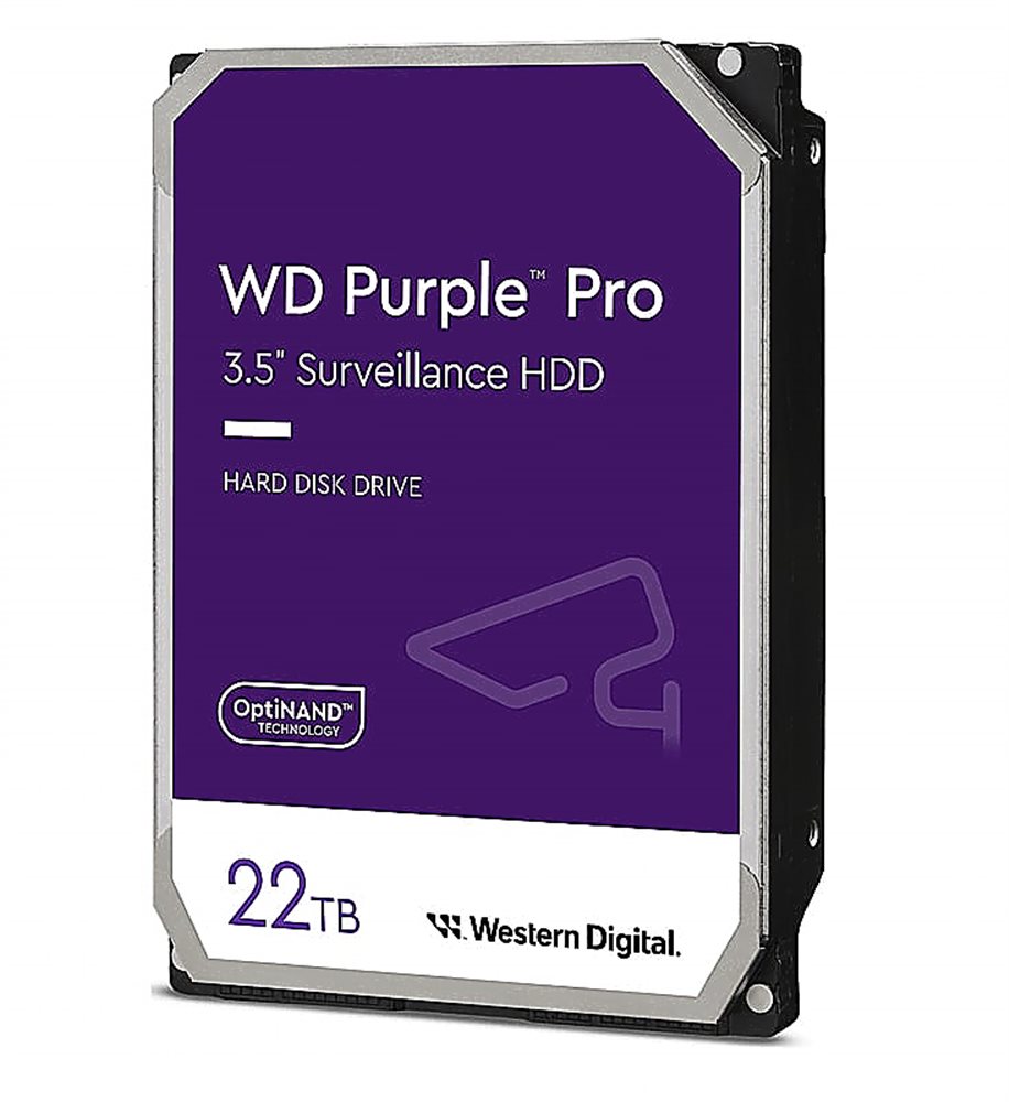 Жёсткий диск WD HDD 22 Tb SATA III Purple 3.5", 512Мb, 7200rpm, WD221PURP