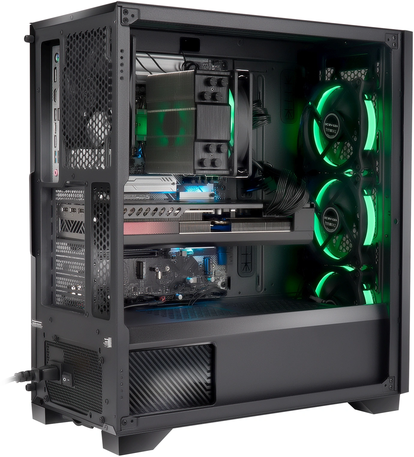 ПК IRU Strato 710Z7GP TWR i7 13700KF (3.4) 32Gb SSD1Tb RTX5070 12Gb без ОС GbitEth 850W черный (RUS) (2134687)