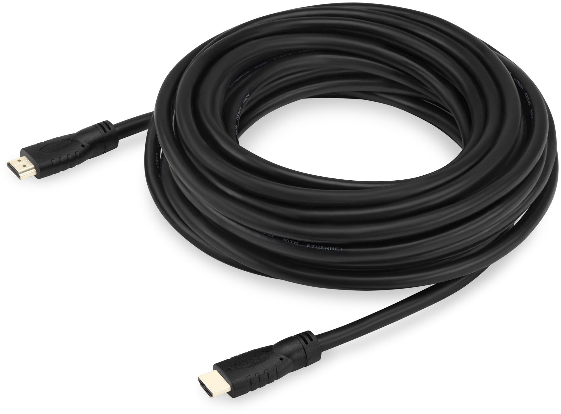 Кабель аудио-видео Buro HDMI 2.0 HDMI (m)/HDMI (m) 20м. позолоч.конт. черный (BHP HDMI 2.0-20)