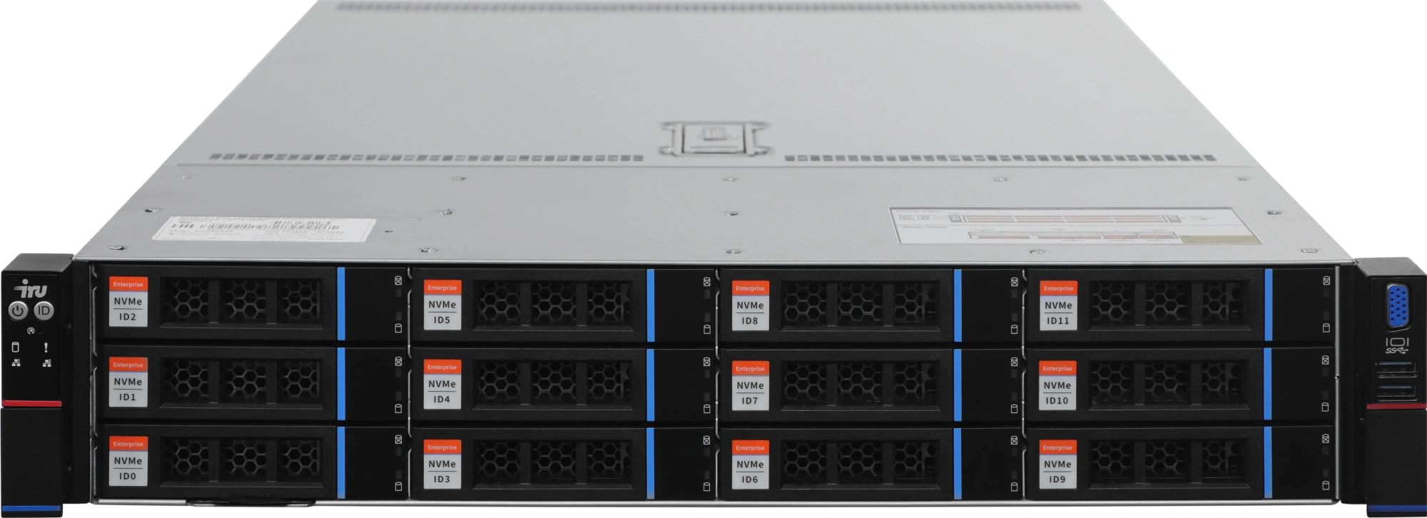 Сервер IRU Rock g2212p 2x4316 2x32Gb 9361-8I AST2500 2xGigEth 2x1600W w/o OS (2135459)