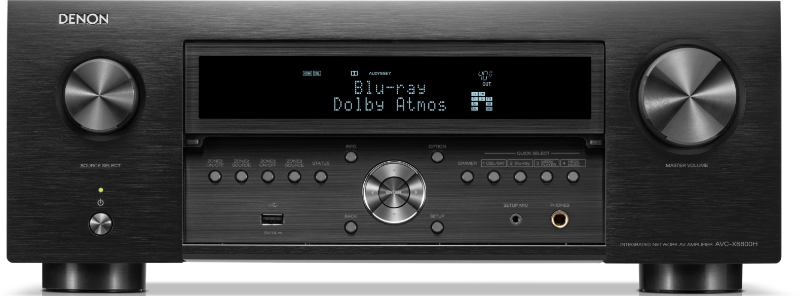 Ресивер AV Denon AVC-X6800H 11.4 черный