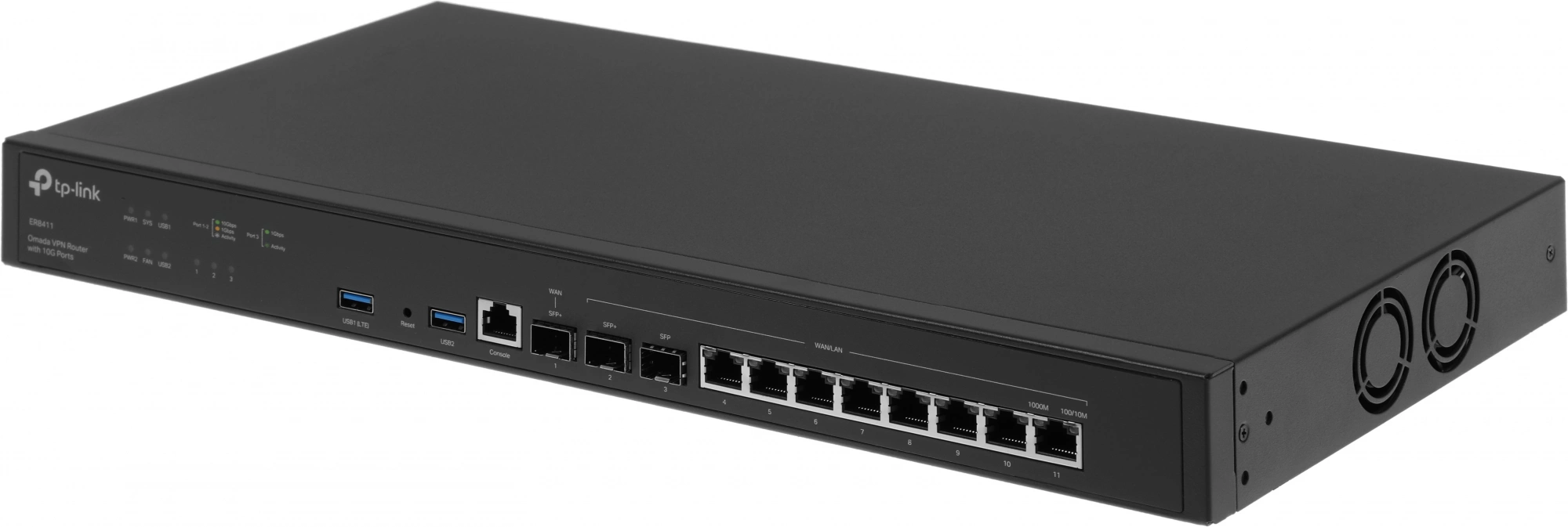 Межсетевой экран TP-Link ER8411 10/100/1000BASE-TX/SFP/SFP+ черный