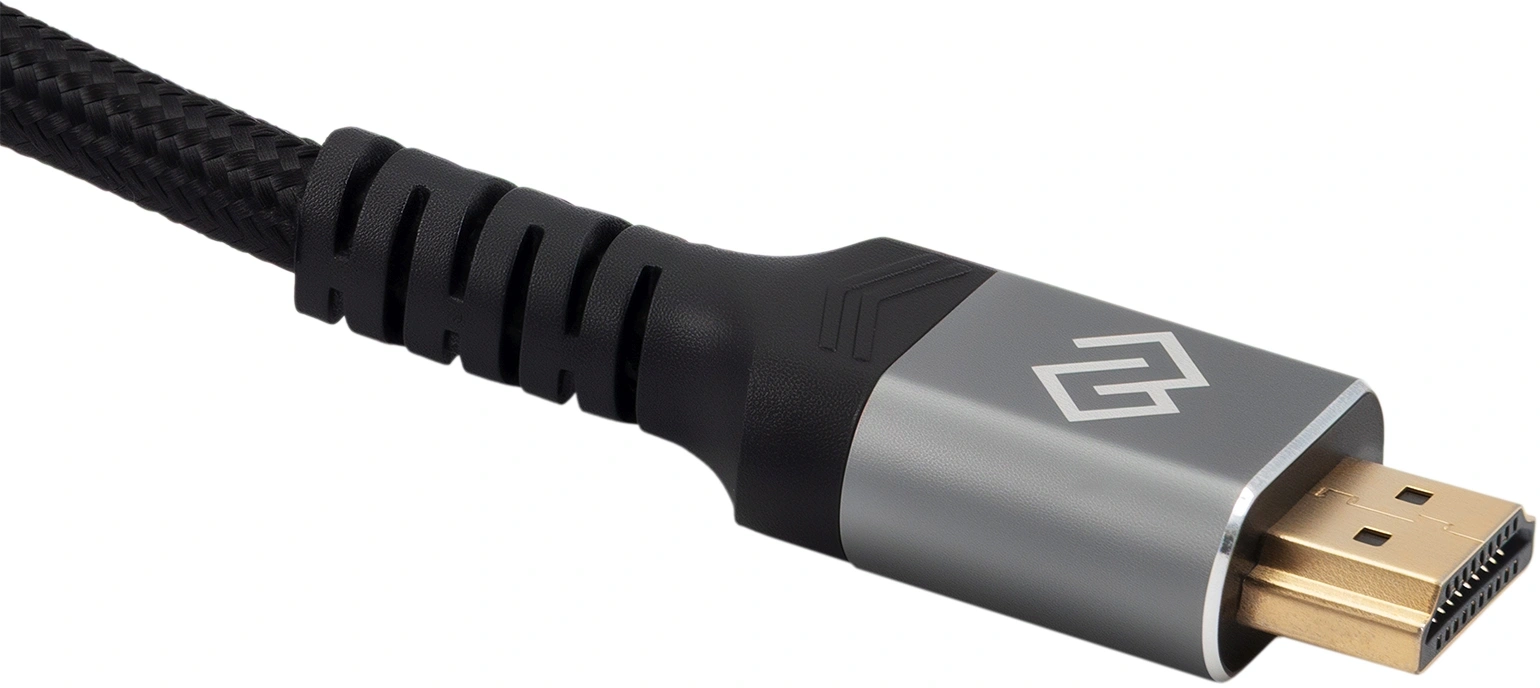 Кабель аудио-видео Digma HDMI (m)/HDMI (m) 5м. феррит.кольца позолоч.конт. черный (D-HDMI-2FF-V2.1-5M)