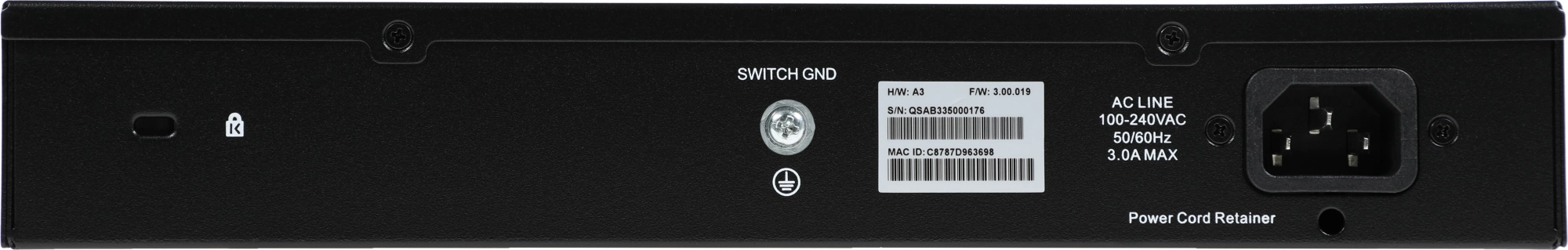 Коммутатор D-Link DGS-1100-10MPPV2/A (L2) 8x1Гбит/с 2SFP 8PoE+ 242W настраиваемый