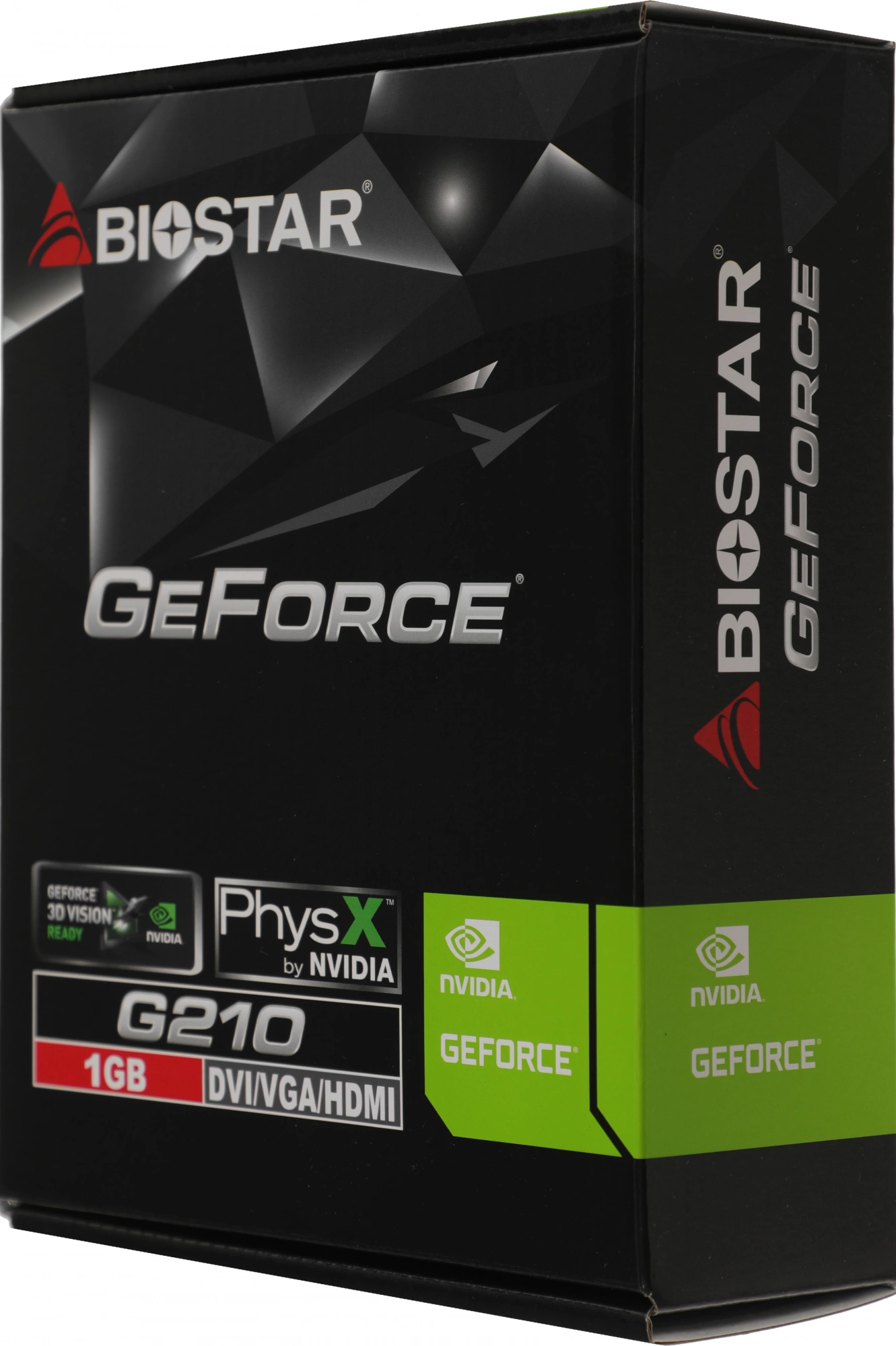 Видеокарта Biostar PCI-E 2.0 G210-1GB D3 LP NVIDIA GeForce 210 1Gb 64bit DDR3 589/1333 DVIx1 HDMIx1 CRTx1 Ret low profile