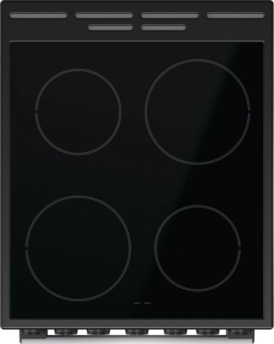 Плита Электрическая Gorenje GEC5B20SG серебристый стеклокерамика (без крышки)