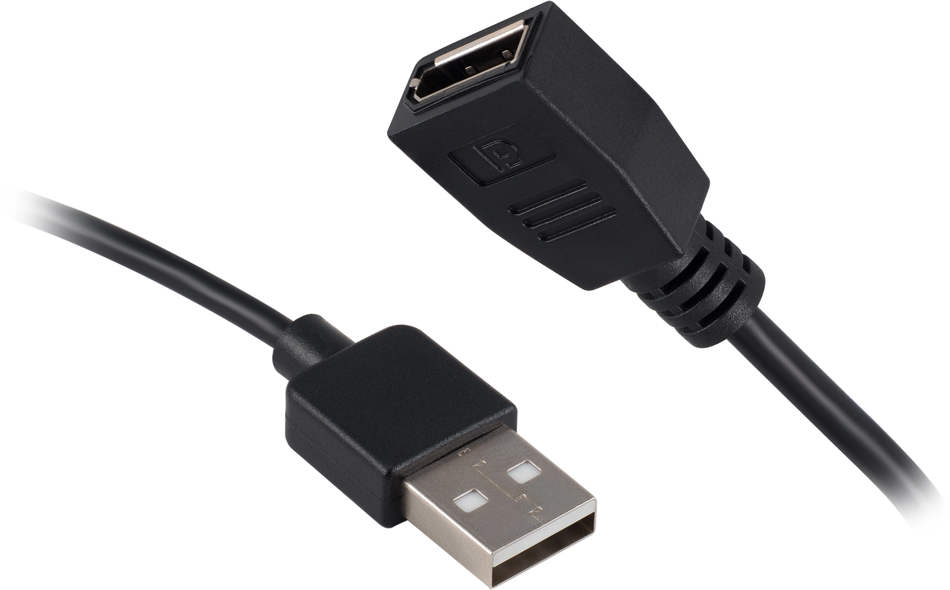 Переходник Buro HDMI (m)/DisplayPort (f) черный (BU-HDMI(M)-DP(F))