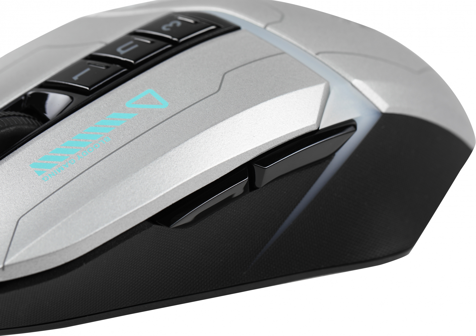 Мышь A4Tech Bloody W60 Max Gun серый/черный оптическая 10000dpi USB 10but