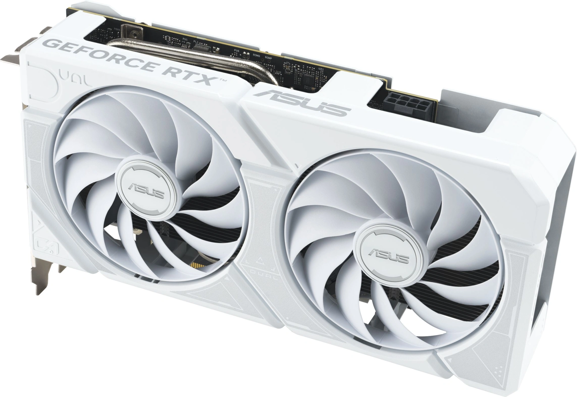 Видеокарта Asus PCI-E 5.0 DUAL-RTX5060TI-O16G-WHITE NVIDIA GeForce RTX 5060TI 16Gb 128bit GDDR7 2602/28000 HDMIx1 DPx3 HDCP Ret