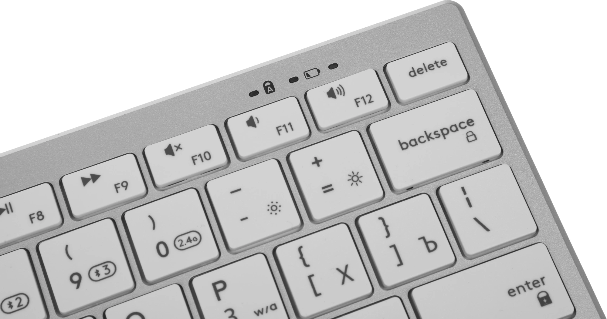 Клавиатура A4Tech FBX51C белый USB беспроводная BT/Radio slim Multimedia (FBX51C WHITE)
