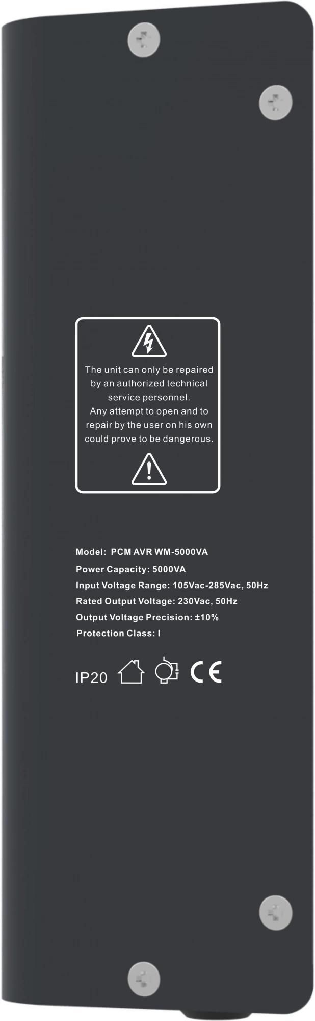 Стабилизатор напряжения Powercom WM-5000VA 4000Вт 5000ВА графитовый