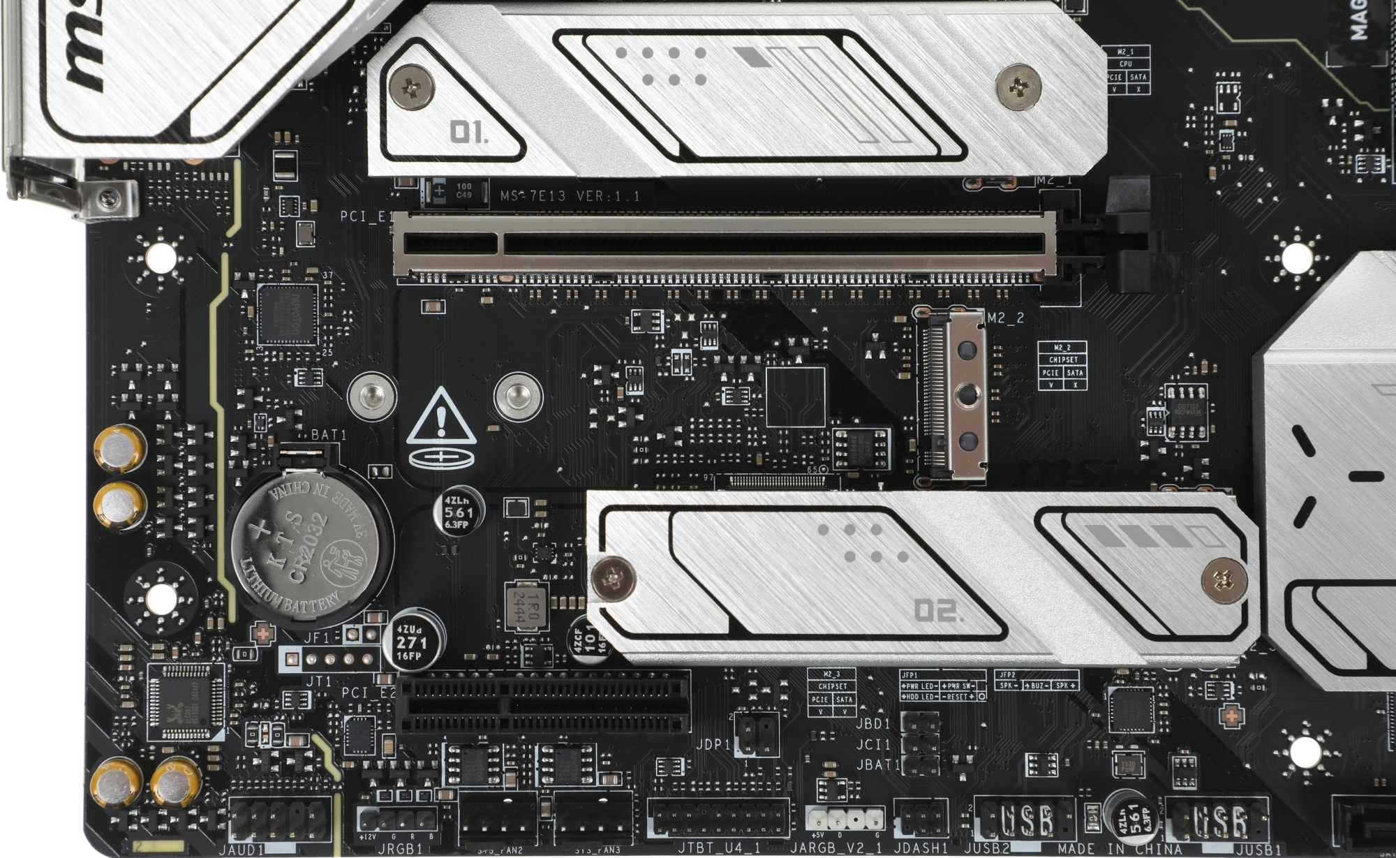 Материнская плата MSI MAG B760M MORTAR WIFI II Soc-1700 Intel B760 4xDDR5 mATX AC`97 8ch(7.1) 2.5Gg+HDMI+DP