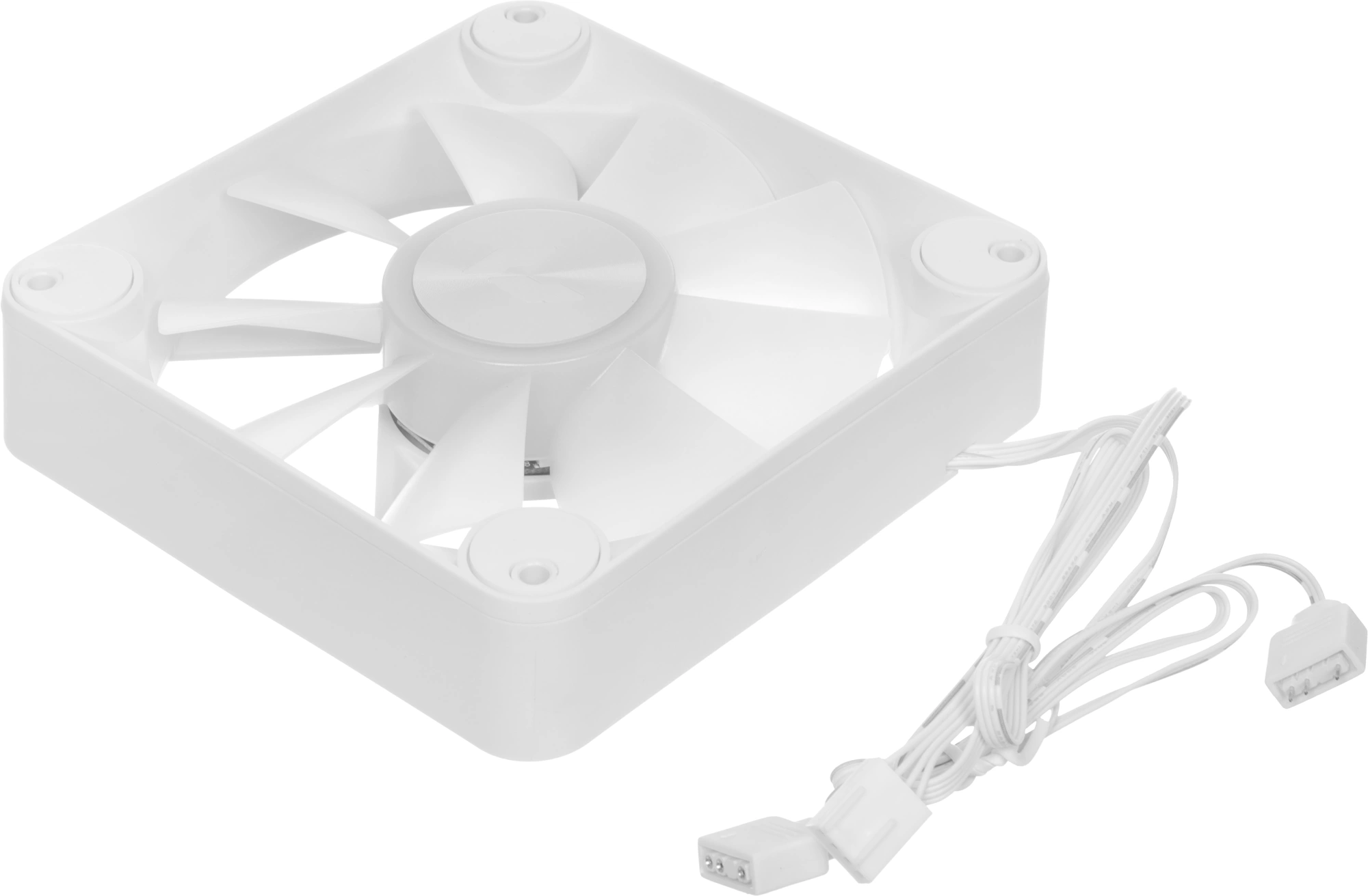 Вентилятор для корпуса Aerocool APNX FP1-120 ARGB 120х120x30 белый 4-pin 33дБ (FP1-120 WH) Ret