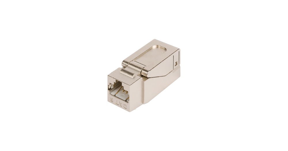 NMC-KJSE2-NT-MT - Модуль-вставка NIKOMAX типа Keystone, Кат.6 (Класс E), 250МГц, RJ45/8P8C, самозажимной, T568A/B, полный экран, металлик - гарантия: 5 лет расширенная / 25 лет системная