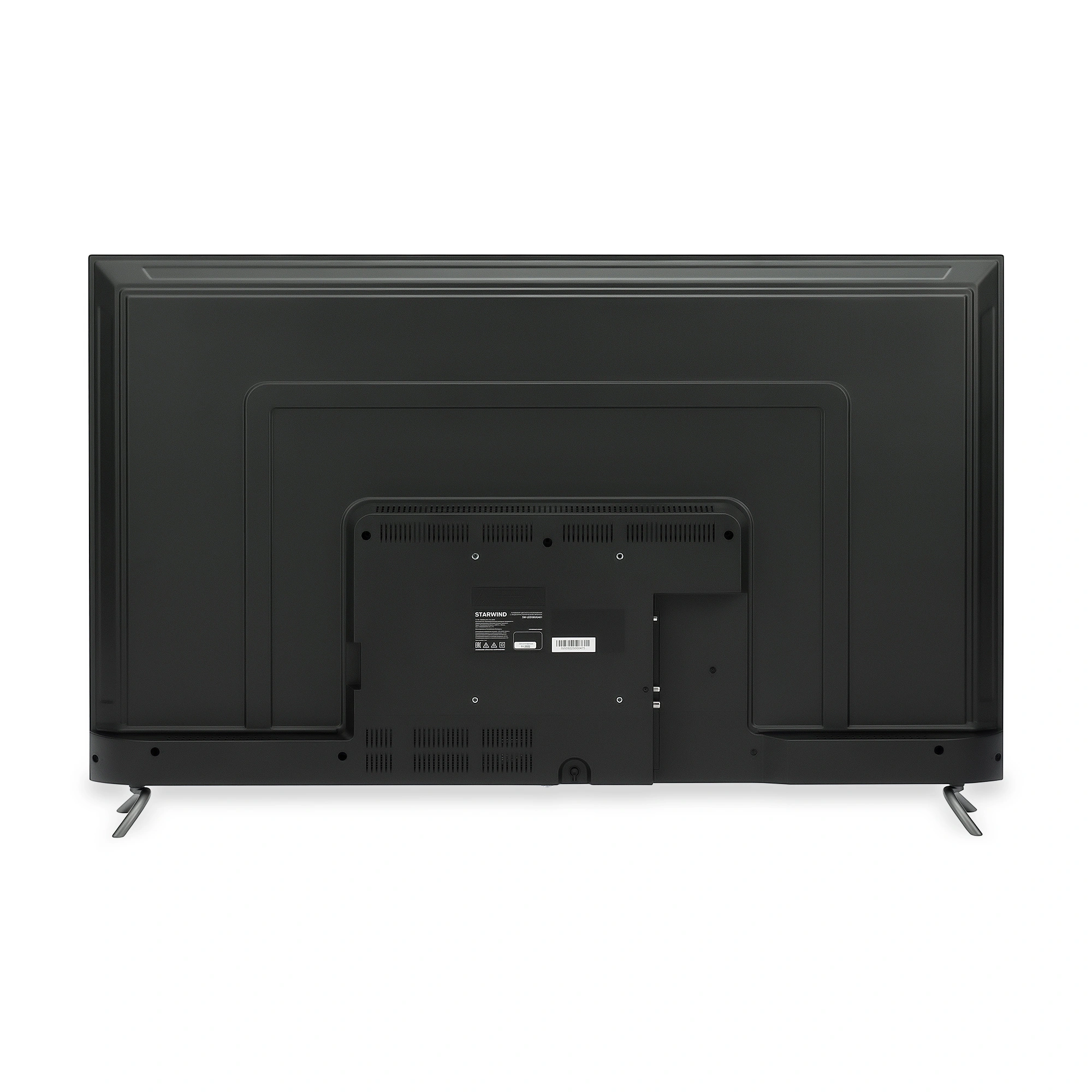Телевизор LED Starwind 58" SW-LED58UG401 Яндекс.ТВ Frameless стальной 4K Ultra HD 60Hz DVB-T DVB-T2 DVB-C DVB-S DVB-S2 USB WiFi Smart TV