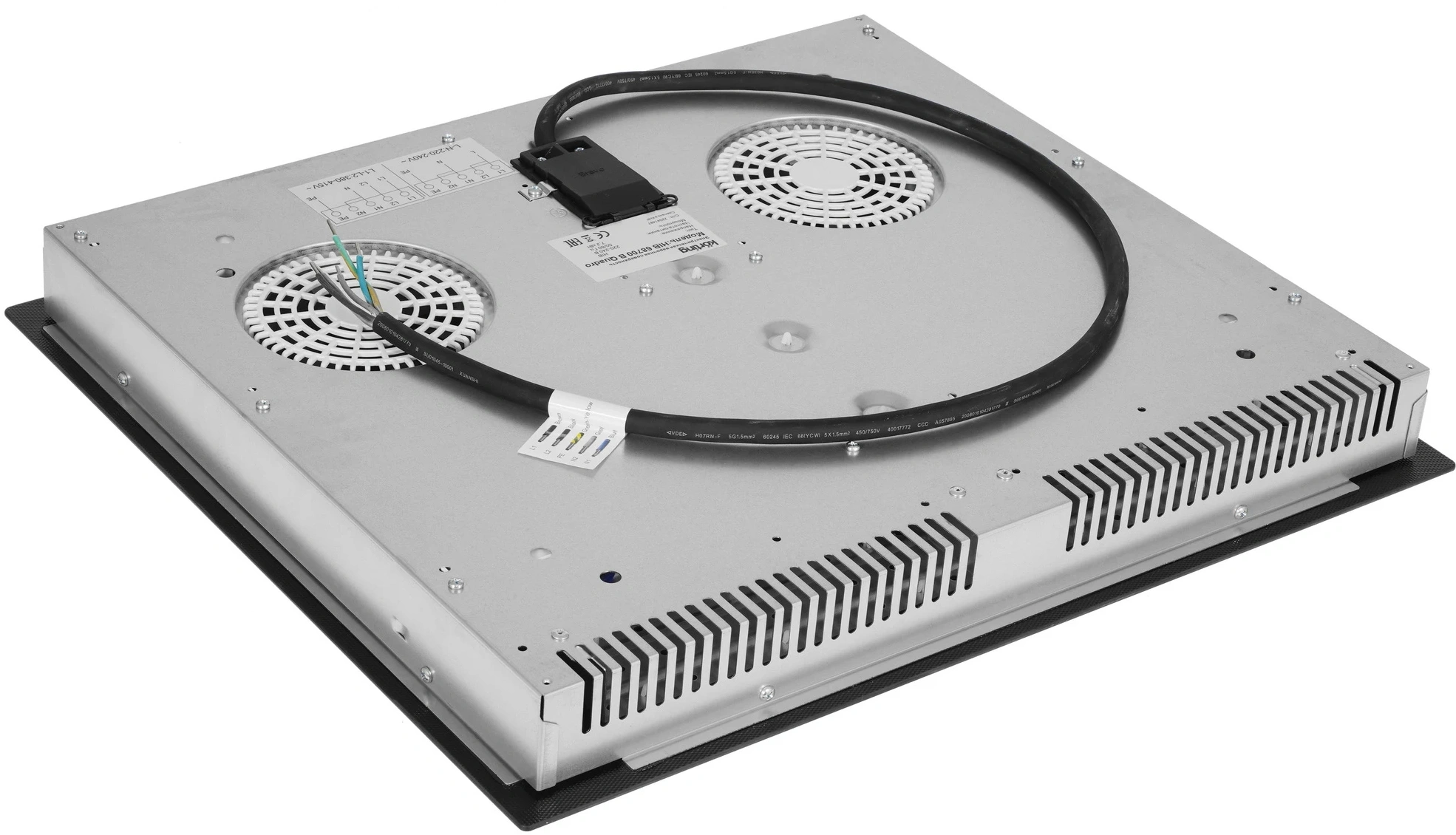 Индукционная варочная поверхность Korting HIB 68700 B Quadro черный