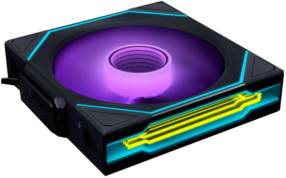 Вентилятор для корпуса Lian-Li Uni Fan SL-INF Wireless 120 Reverse ARGB 120х122.1x28 черный 4-pin 32.2дБ (G99.12RSLIN1W1B.R0) Ret