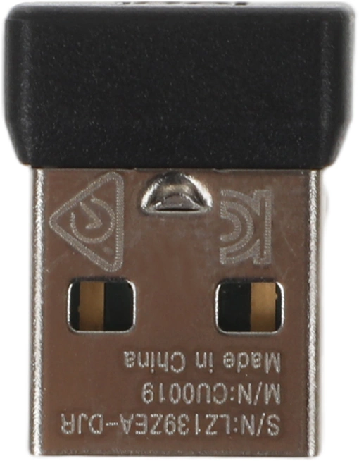 Мышь Logitech M190 черный/красный оптическая 1000dpi беспров. USB 2but (910-005926)