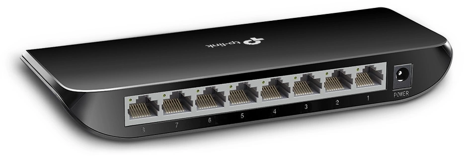 Коммутатор TP-Link TL-SG1008D (L2) 8x1Гбит/с неуправляемый