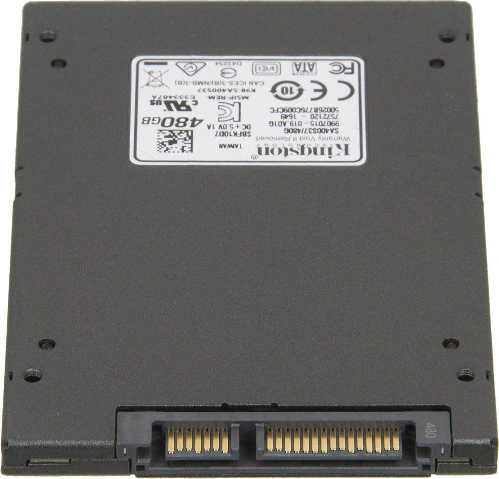 Накопитель SSD Kingston SATA-III 480GB SA400S37/480G A400 2.5"