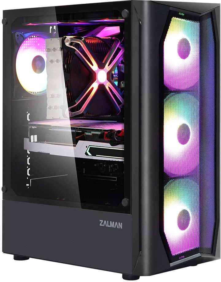 Корпус Zalman N4 REV.1 черный без БП ATX 5x120mm 2x180mm 2xUSB2.0 1xUSB3.0 audio bott PSU