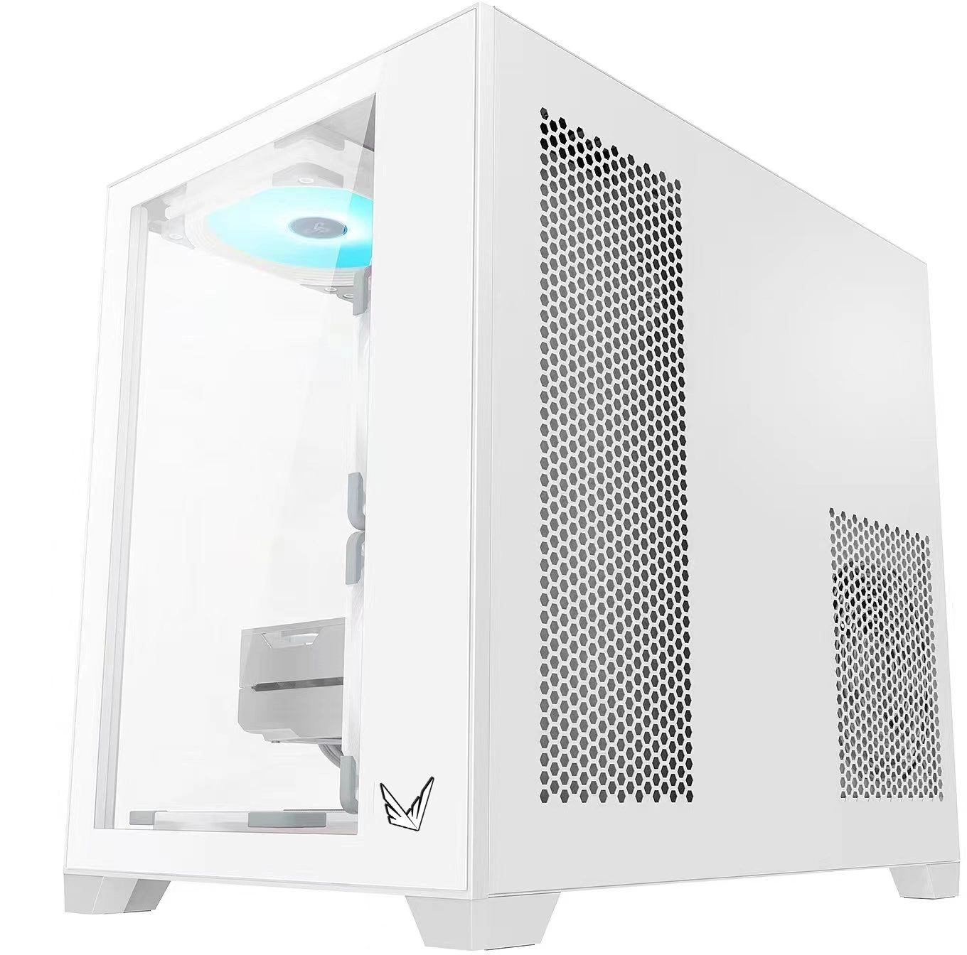 Корпус Formula Crystal Z5 TG белый без БП mATX 11x120mm 2xUSB2.0 1xUSB3.0 audio bott PSU