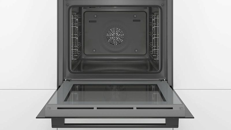 Духовой шкаф Электрический Bosch HBA530BB0S черный/серебристый