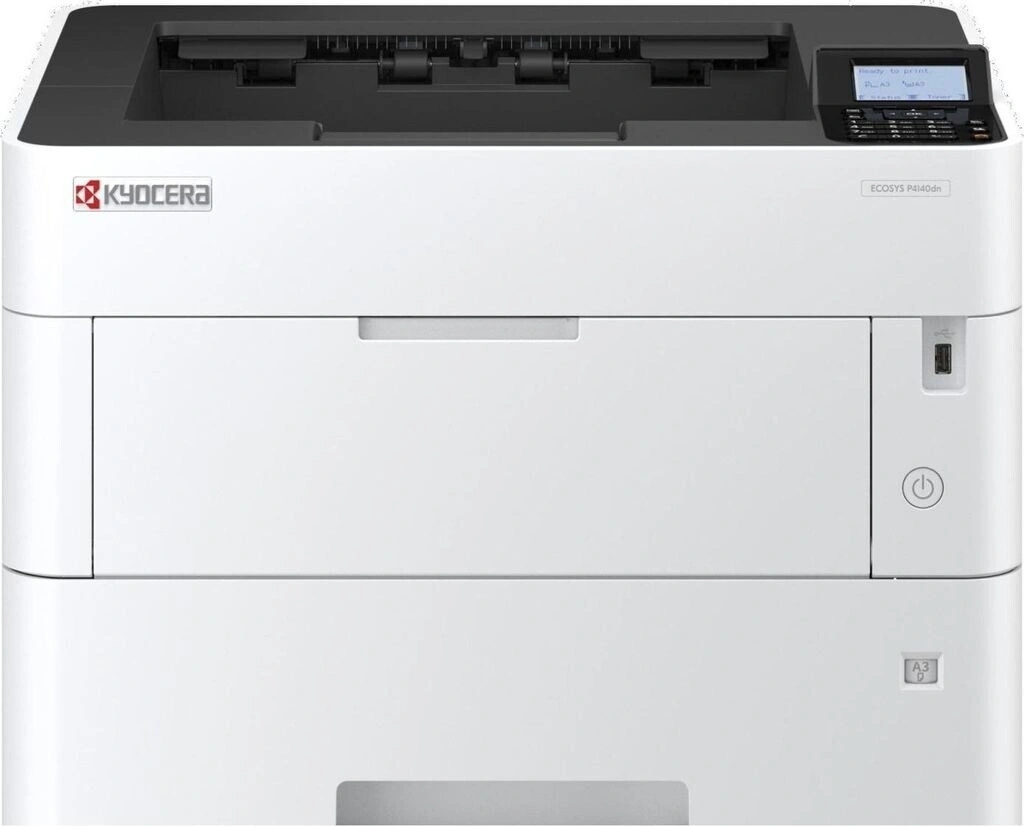 Принтер лазерный Kyocera P4140dn (1102Y43NL0/1102Y43NL0) A3 Duplex Net белый