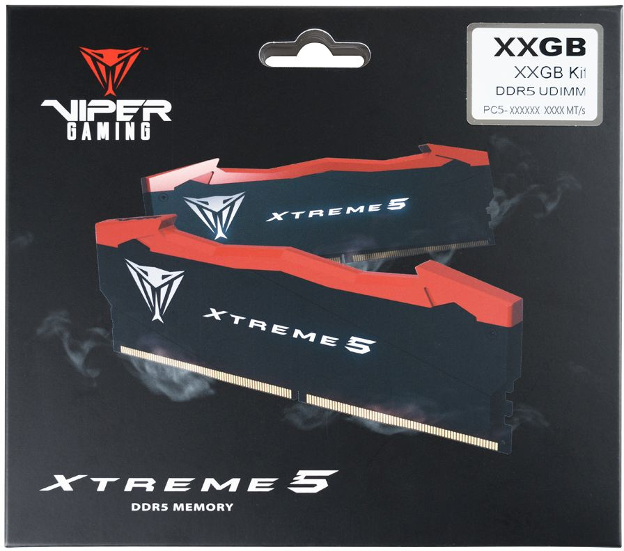 Память DDR5 2x16GB 8200MHz Patriot PVX532G82C38K Viper Xtreme 5 RTL Gaming PC5-65600 CL38 DIMM 288-pin 1.1В с радиатором Ret