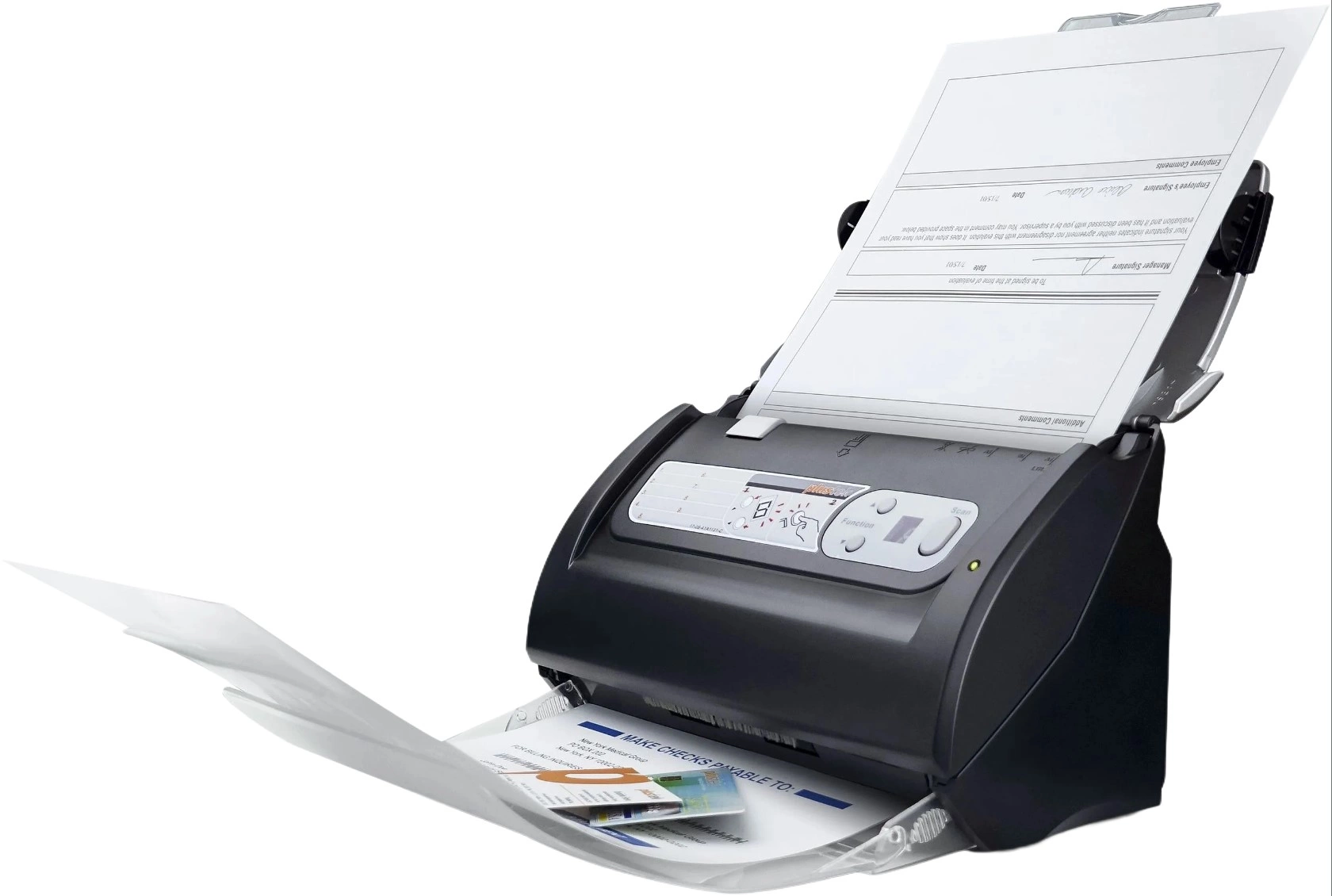 Сканер протяжный Plustek SmartOffice PS188 (0289TS) A4 черный