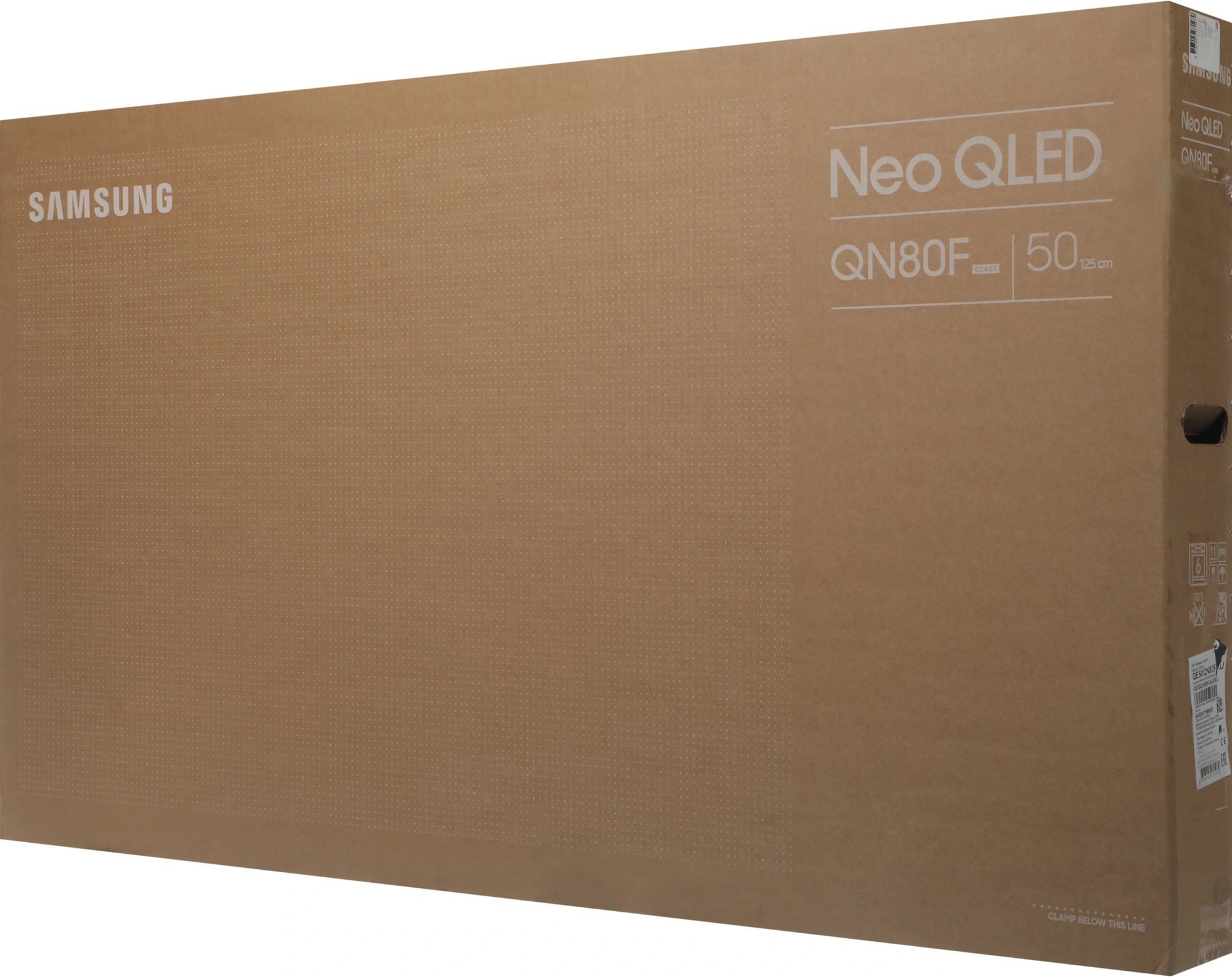 Телевизор QLED Samsung 50" QE50QN80FAUXRU черный титан/черный 4K Ultra HD 60Hz DVB-T2 DVB-C DVB-S2 USB WiFi Smart TV