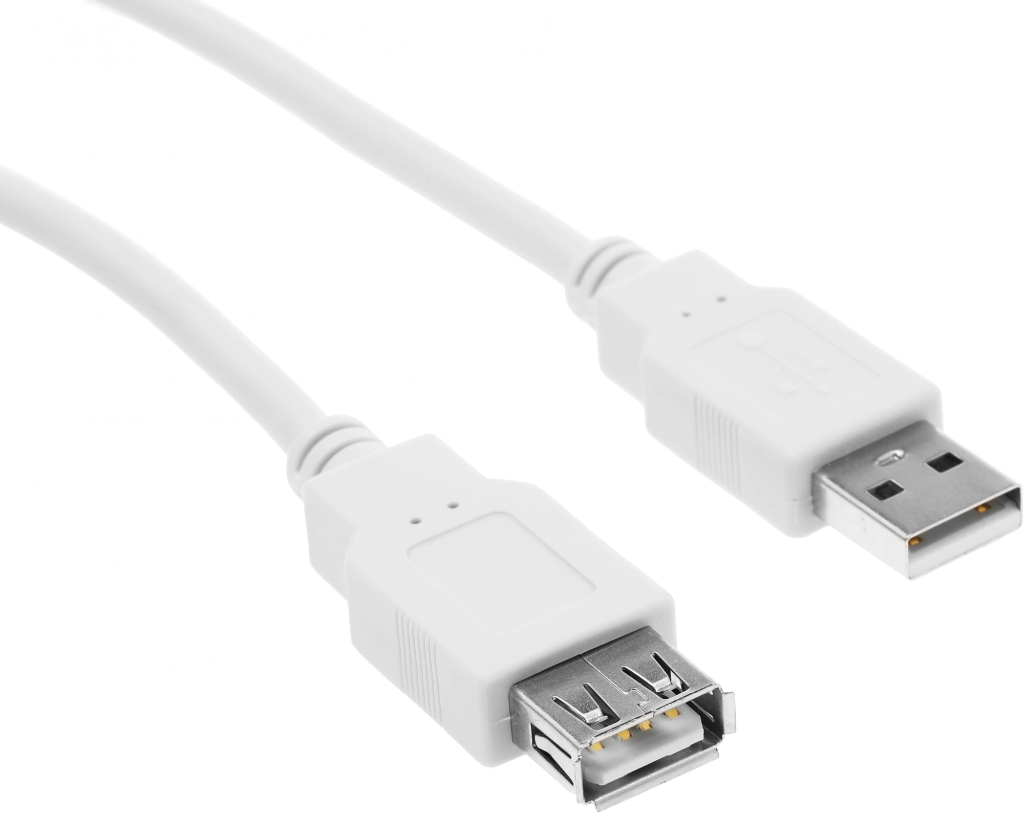 Кабель-удлинитель Ningbo USB A(m) USB A(f) 1.8м (USB2.0-AM/AF-1.8M-MG) феррит.кольца
