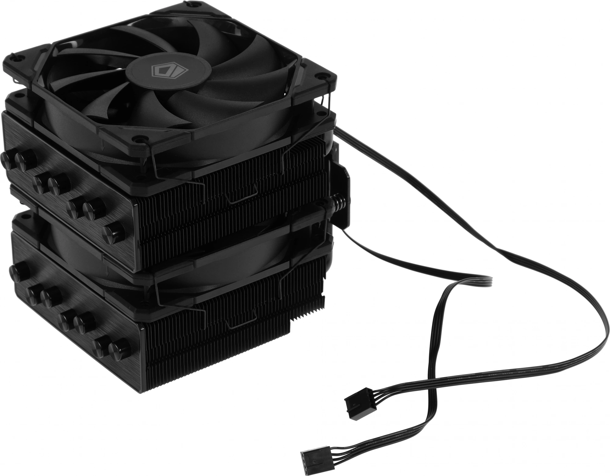 Устройство охлаждения(кулер) ID-Cooling SE-207-XT ADVANCED Soc-AM5/AM4/1200/1700/1851 черный 4-pin 15-35dB Al+Cu 280W 1020gr Ret