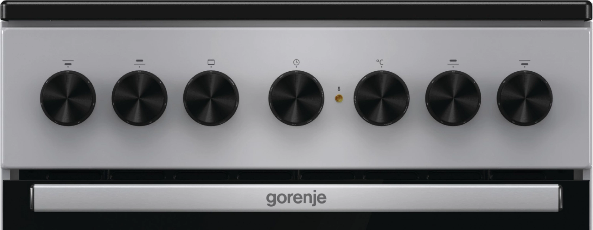 Плита Электрическая Gorenje GEC5B20SG серебристый стеклокерамика (без крышки)