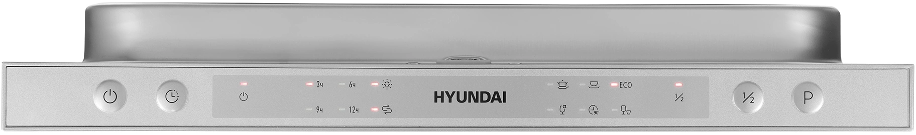Посудомоечная машина встраив. Hyundai HBD 460 2100Вт узкая серебристый