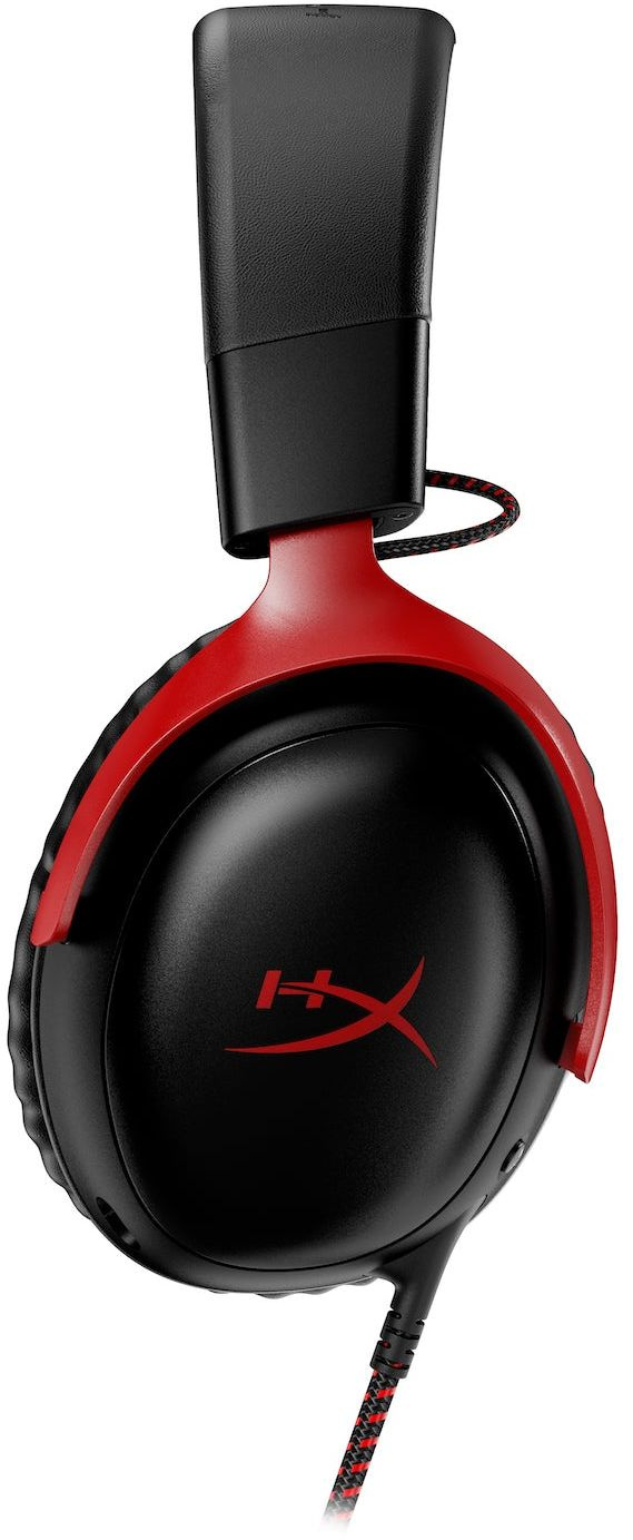 Наушники с микрофоном HyperX Cloud III черный/красный 1.2м мониторные оголовье (727A9AA)