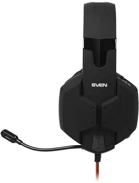 Наушники с микрофоном Sven AP-G988MV черный/красный 2.2м накладные оголовье (SV-014797)